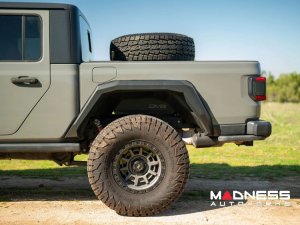 Jeep Gladiator Tire Carrier - Adjustable - In-Bed by DV8 Jeep Gladiator Tire Carrier - Adjustable - In-Bed by DV8